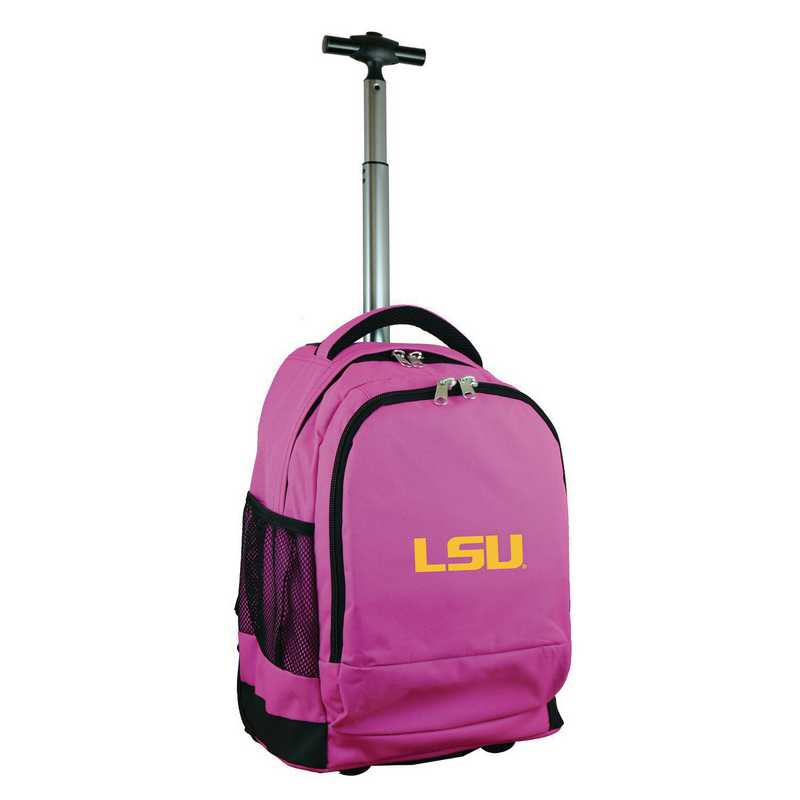 CLLSL780-PK: NCAA Louisiana Tigers Wheeled Premium Backpack